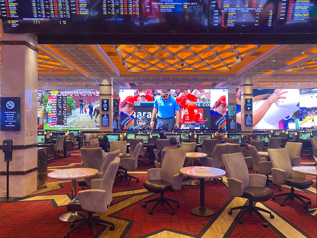 Peppermill Sportsbook Casino Floor This photograph is avai… Flickr