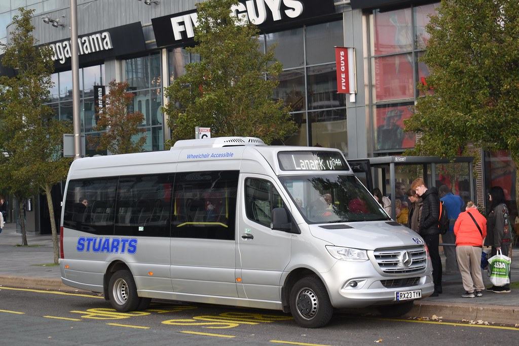 Stuarts of Carluke RX23TYW Livingston Bus Terminal Octo… Flickr