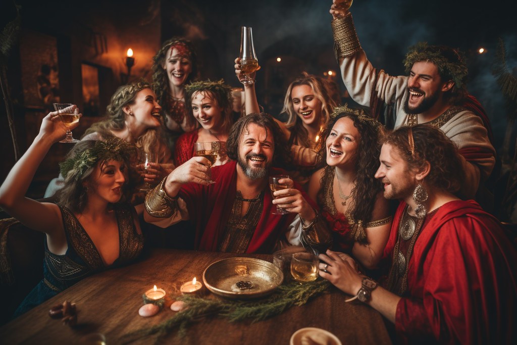 Io Saturnalia! An ancient Roman pagan festival celebrated … Flickr