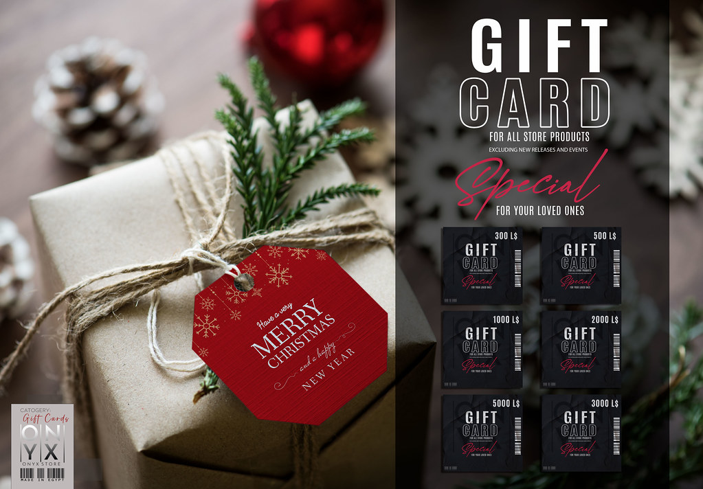 [Onyx] Gift Cards available now at Mainstore Purchase [Ony… Flickr