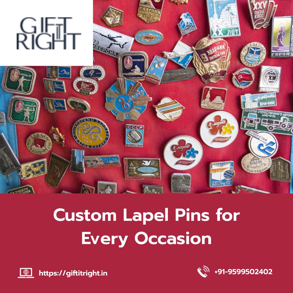 Personalize Your Wardrobe with Custom Lapel Pins Personali… Flickr