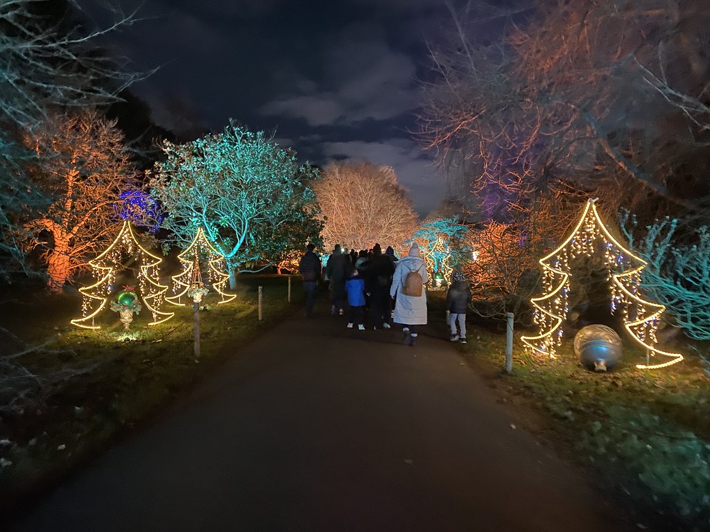 Kew Gardens Christmas lights 2023 jo O'callaghan Flickr