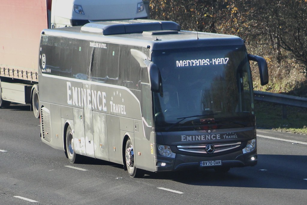 Eminence Travel Walsall BV70OAK taking Leeds United suppo… Flickr