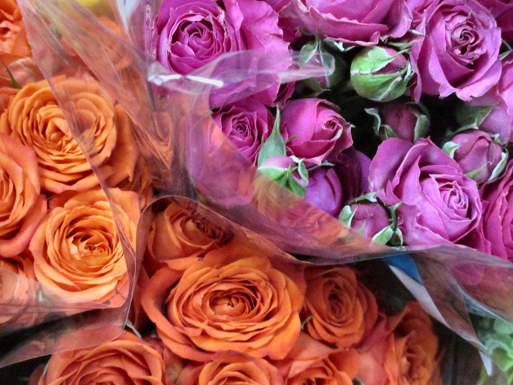 COLORFUL ROSE BOUQUETS Rita L Flickr