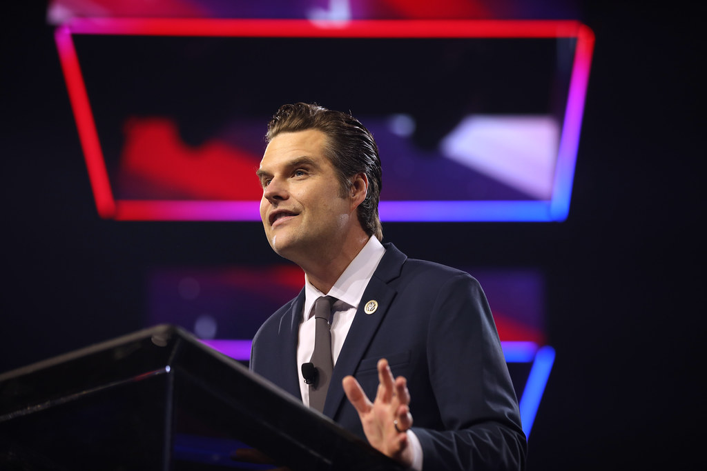 Matt Gaetz U.S. Congressman Matt Gaetz speaking with atten… Flickr
