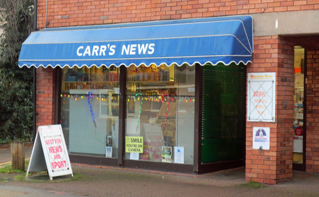 Preist Lane Newsagent. Pershore. 29 12 2023. geronithebus1 Flickr