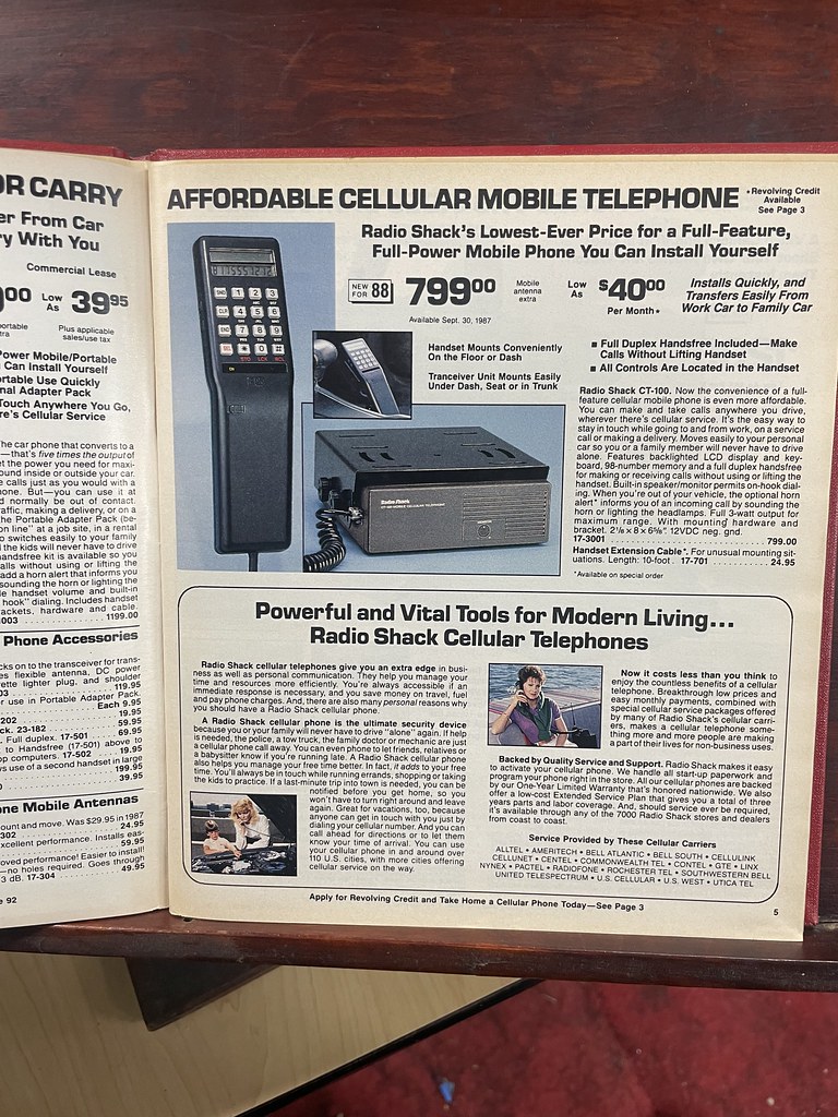 Radio Shack Catalog Pages 1987 1988 A small selection of R… Flickr