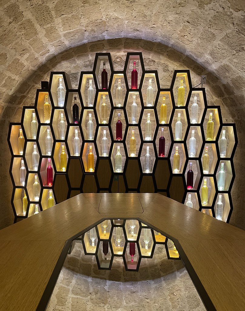 Wine tasting at Les Caves du Louvre. Stuart Clarke Flickr