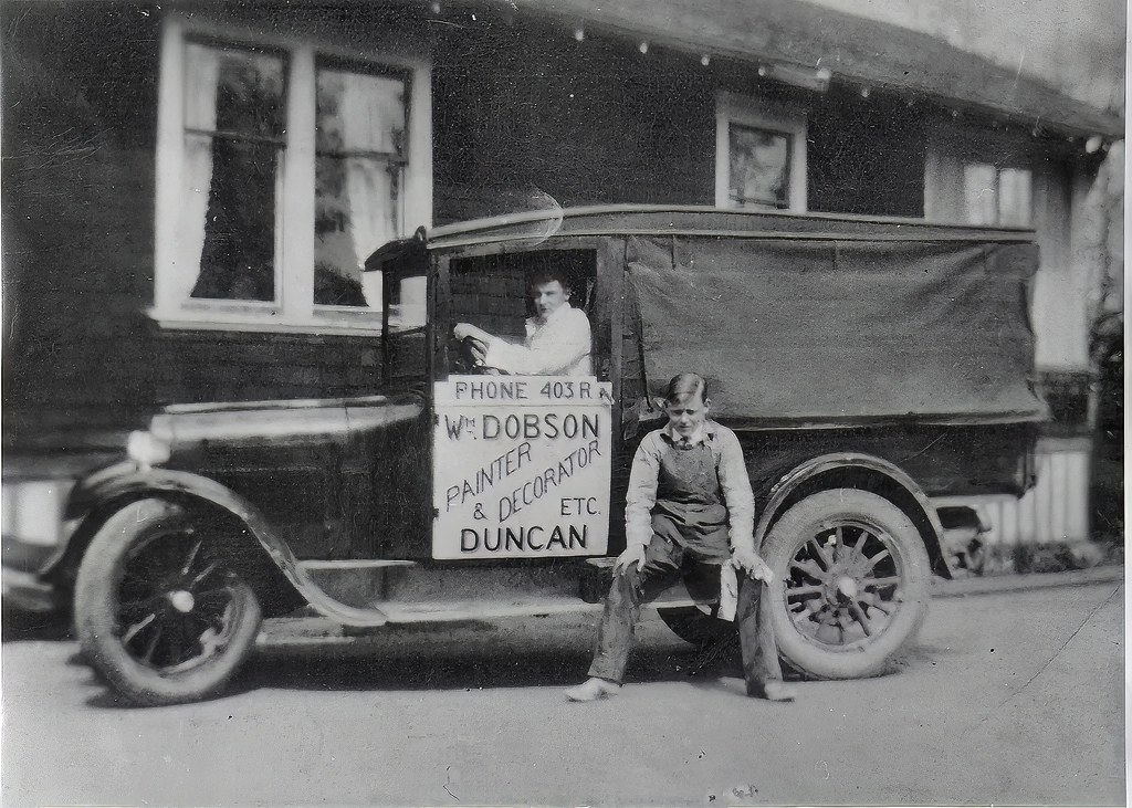 Dobson's Truck Duncan, B.C., 1930's 5000 x 3600 pixels Flickr