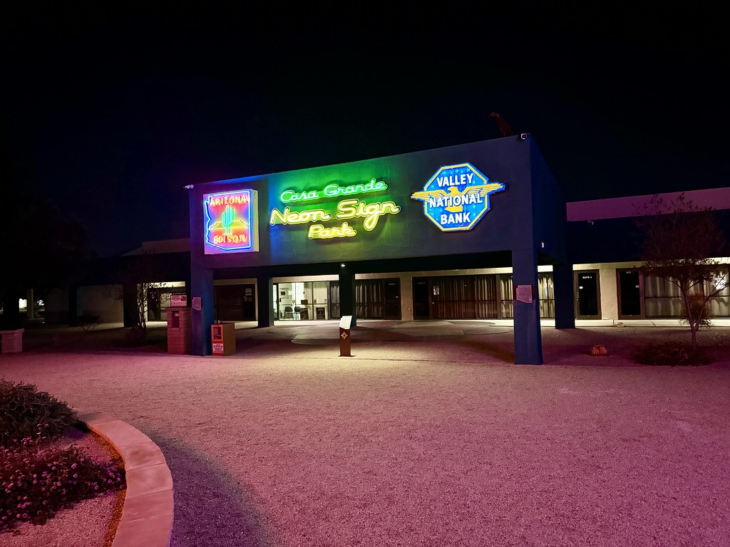 Casa Grande Neon Sign Park, Sacaton Street, Casa Grande, A… Flickr