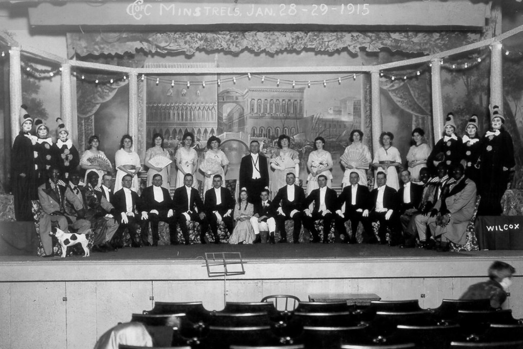 Minstrel Jan 1915 Minstrel Show, Opera House Cuba, NY Scott Barrey