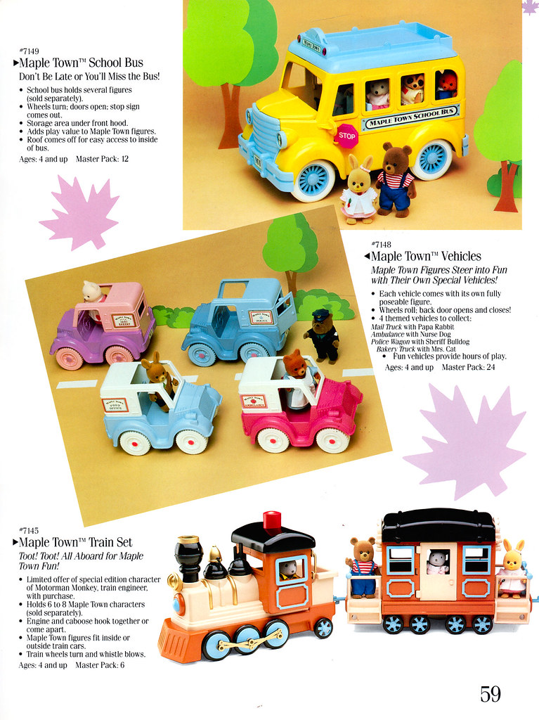 Maple Town "Vehicles" Tonka Dealer Catalog (1988) メイプルタウン… Flickr