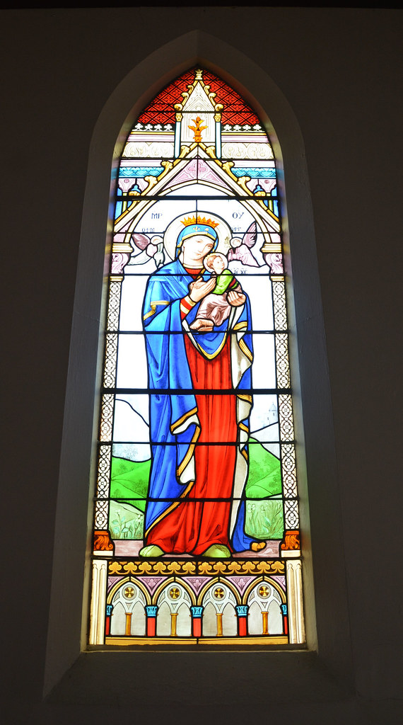 Dunedin Stained glass window in the Roman Catholic Churc… Flickr