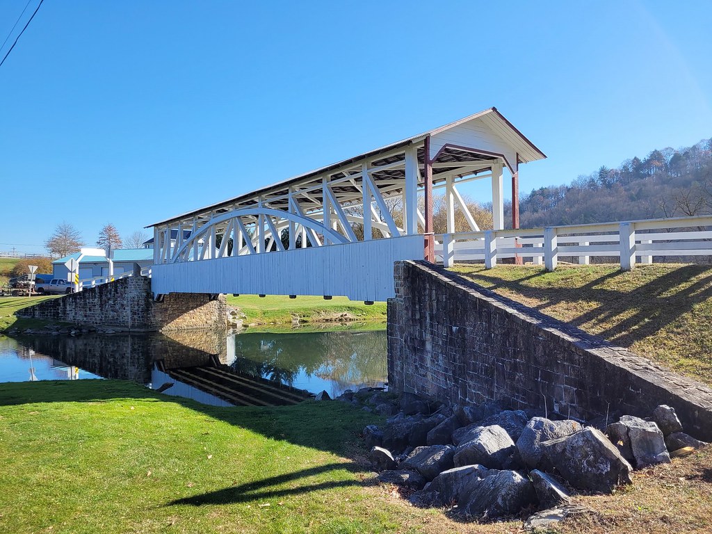 Halls Mill Covered Bridge Hopewell Township, Pennsylvania Flickr