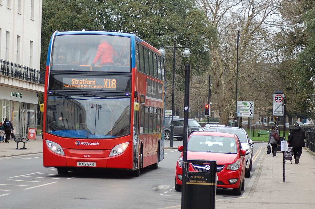 10039 (KX12 GXH) X18 Leamington Spa Upper Parade Ryan's Transport