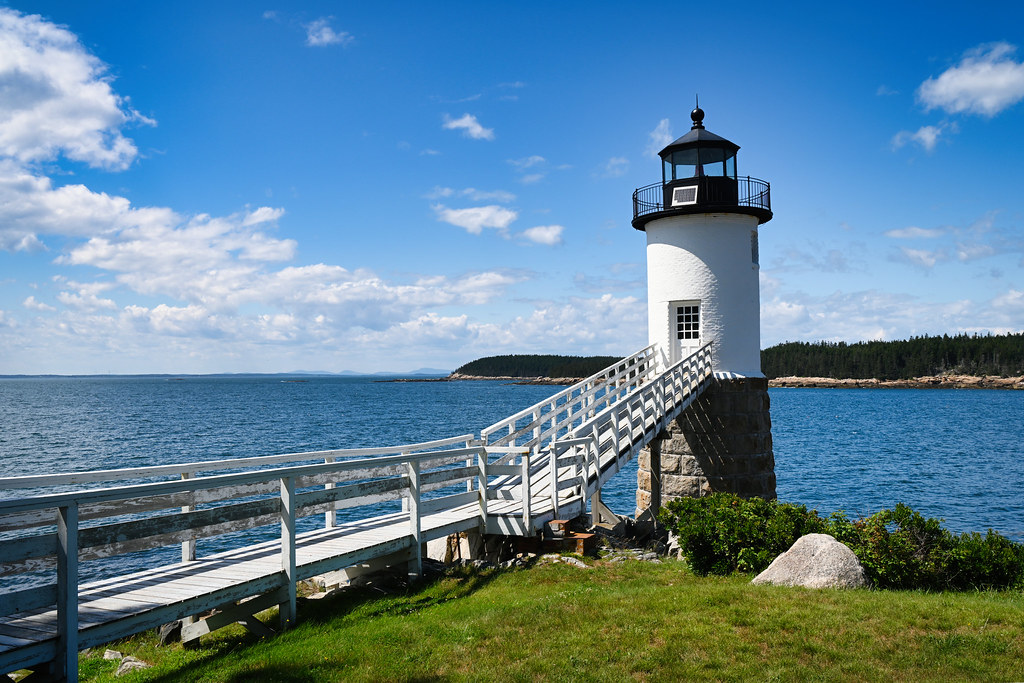 Isle au Haut Lighthouse Iconic lighthouse on Isle au Haut,… Flickr