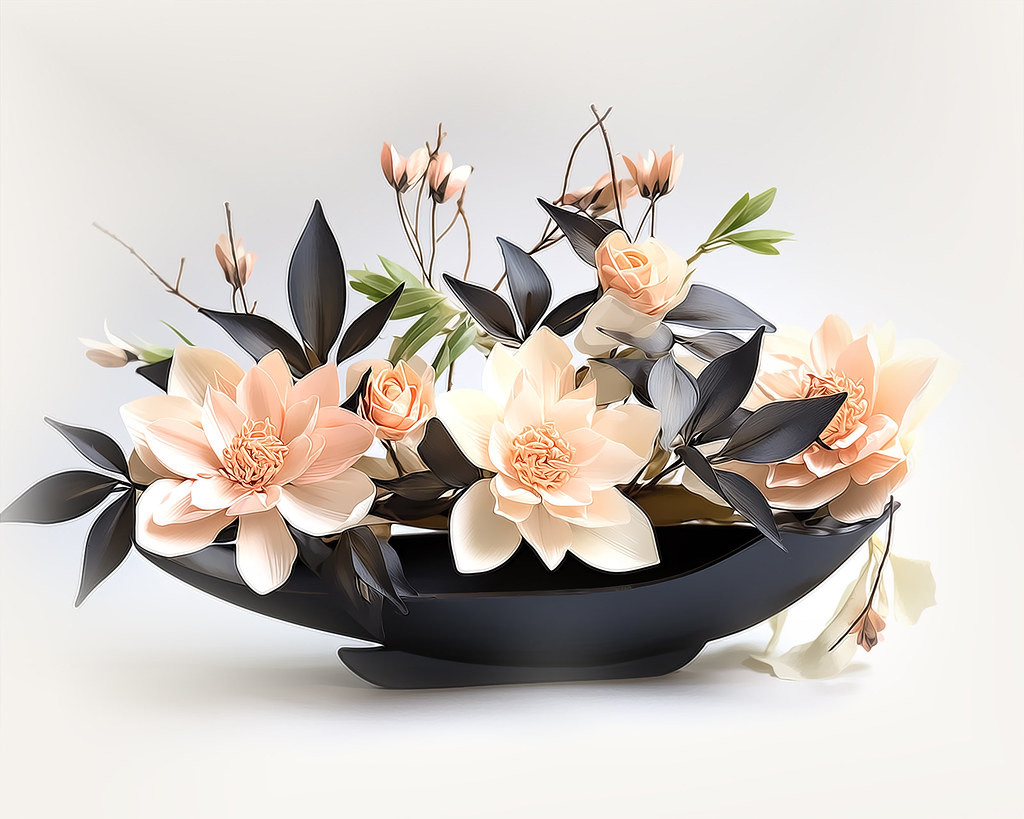 Paper Ikebana Origami Flower Arrangement Still life Flickr