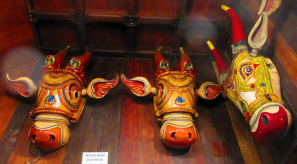 Kochi Kerala Folklore Museum Nandi Heads Peter Connolly Flickr