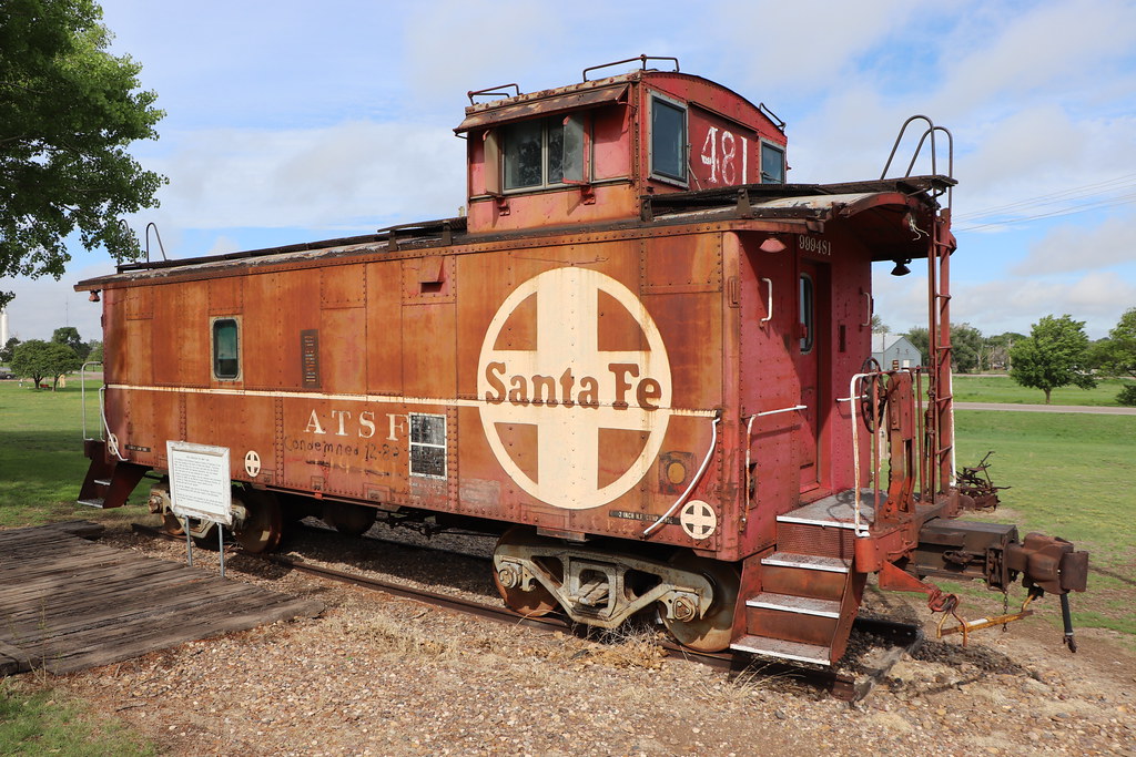 Elkhart, Kansas ATSF 999481 Caboose at Morton County Histo… Flickr