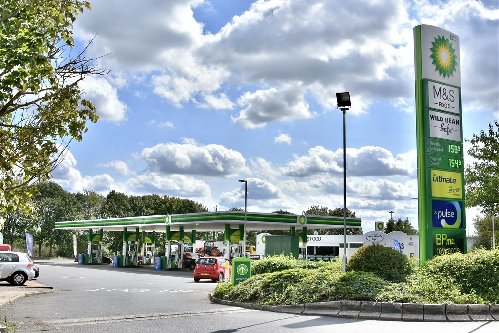 BP, Colchester Road Chelmsford Essex 2023. EYBusman Flickr