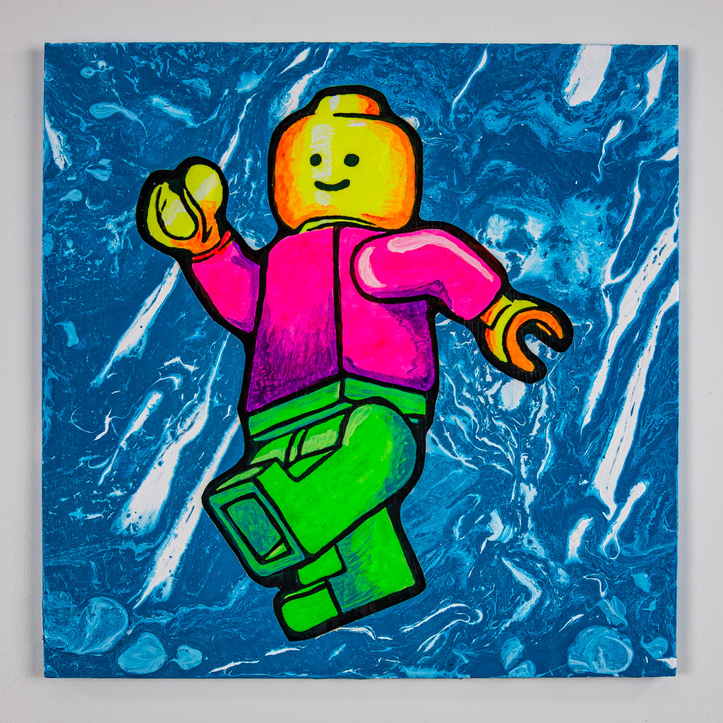 Minifigure Painting 14 This is a component of a mixedmedi… Flickr