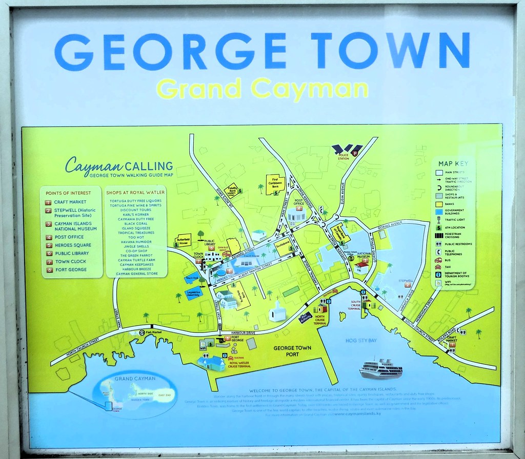 Town, Cayman Islands A map of downtown Town,… Flickr