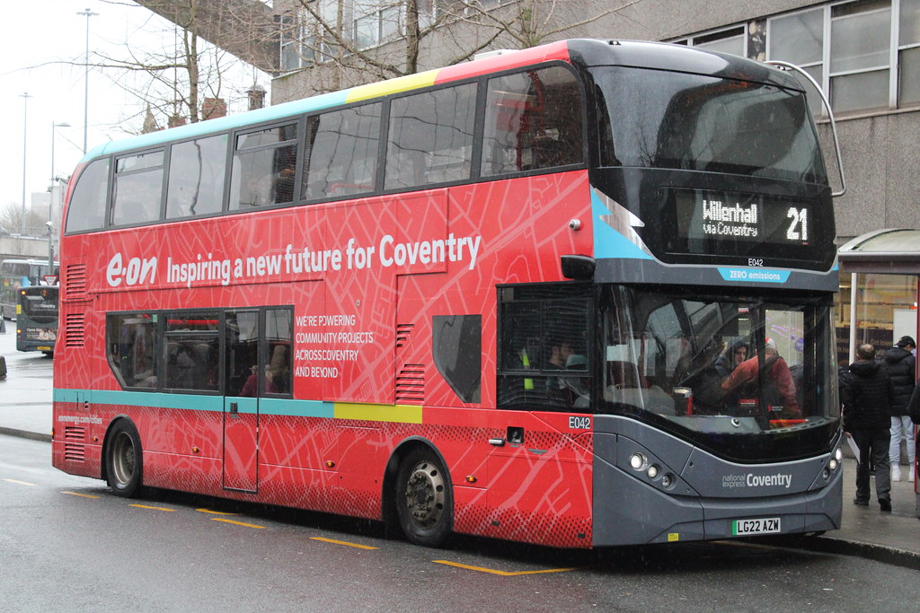E042 on the 21 to willenhall in coventry.28/12/23 at the t… Flickr