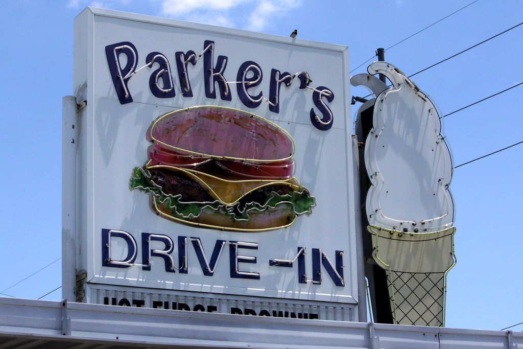 Parker's Drivein neon sign Paducah KY Along with a neon… Flickr