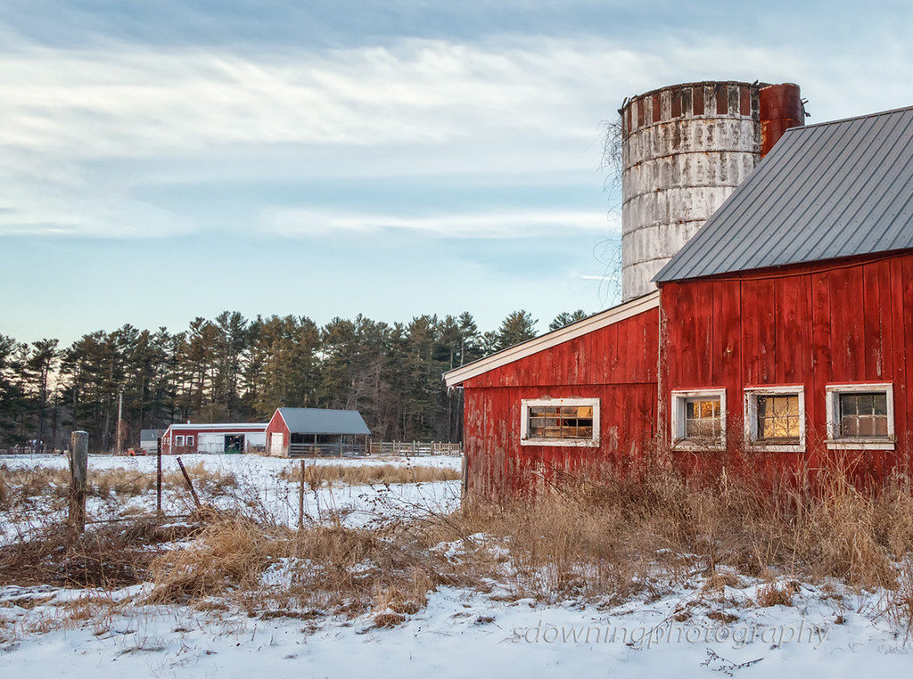 Fading Light Kennebunkport, ME Barn at Durrell's Bridge S Downing Flickr