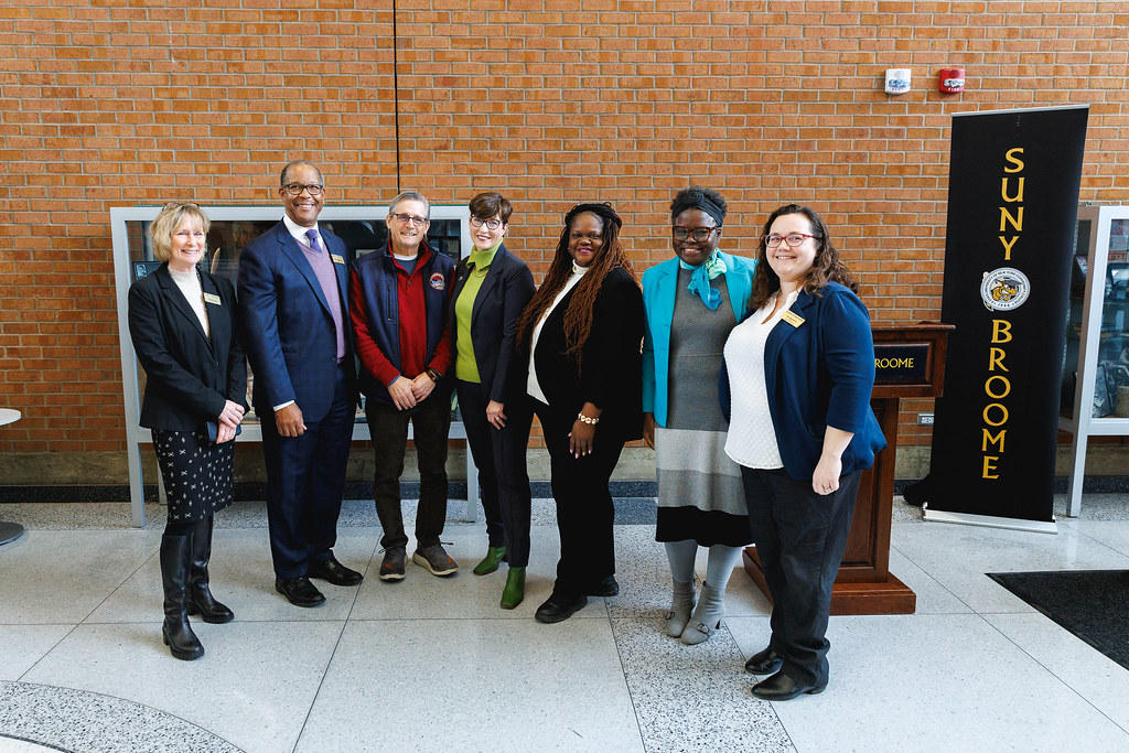 SUNY Broome Lineman Training Press Event Flickr