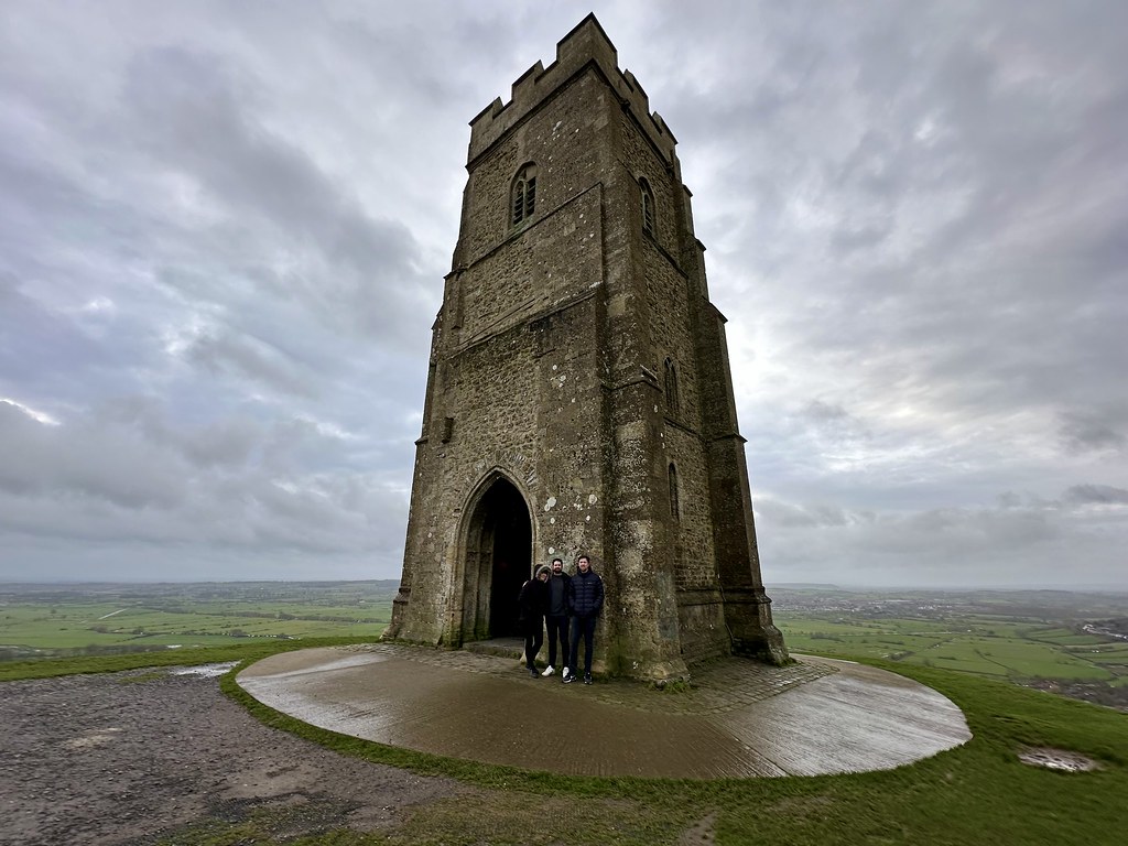 Foreboding weather St Michael's Tower, Glastonbury Tor Jeremy
