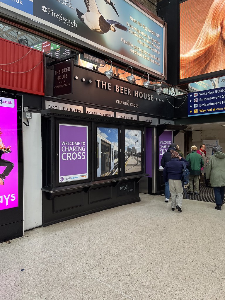 former Beer House, Charing Cross station andy hebden Flickr