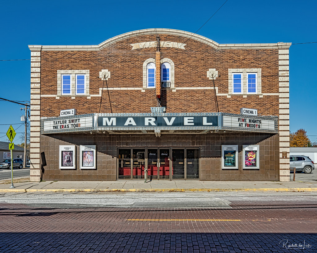 Marvel Theater, Carlinville, Illinois a photo on Flickriver