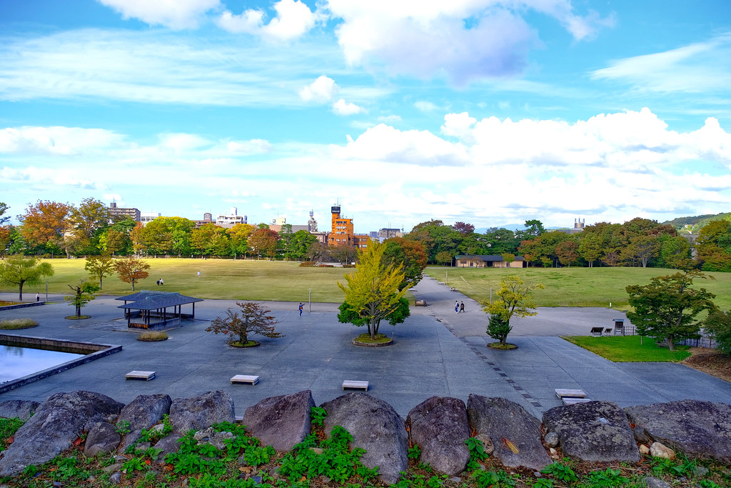 View from Kanazawa Castle wall Kanazawa, Japan October… Flickr