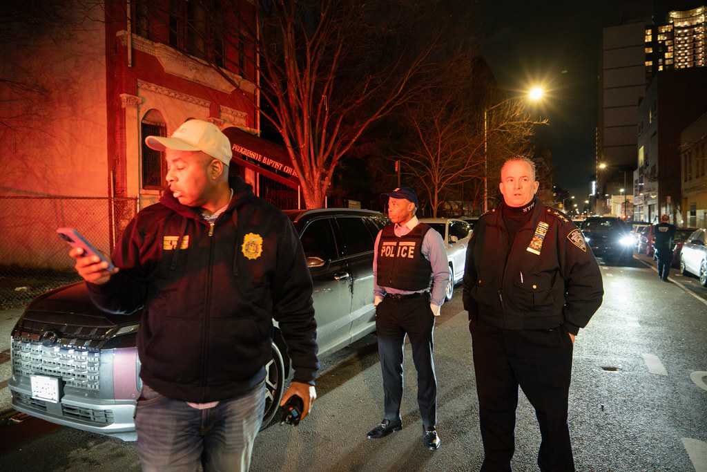 Mayor Eric Adams Participates in Ride Along With NYPD Flickr