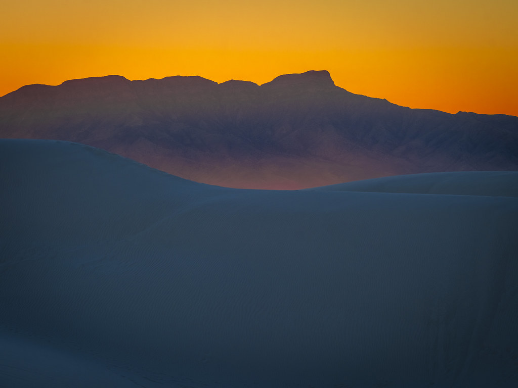 Sunset Glow White Sands National Park New Mexico White San… Flickr