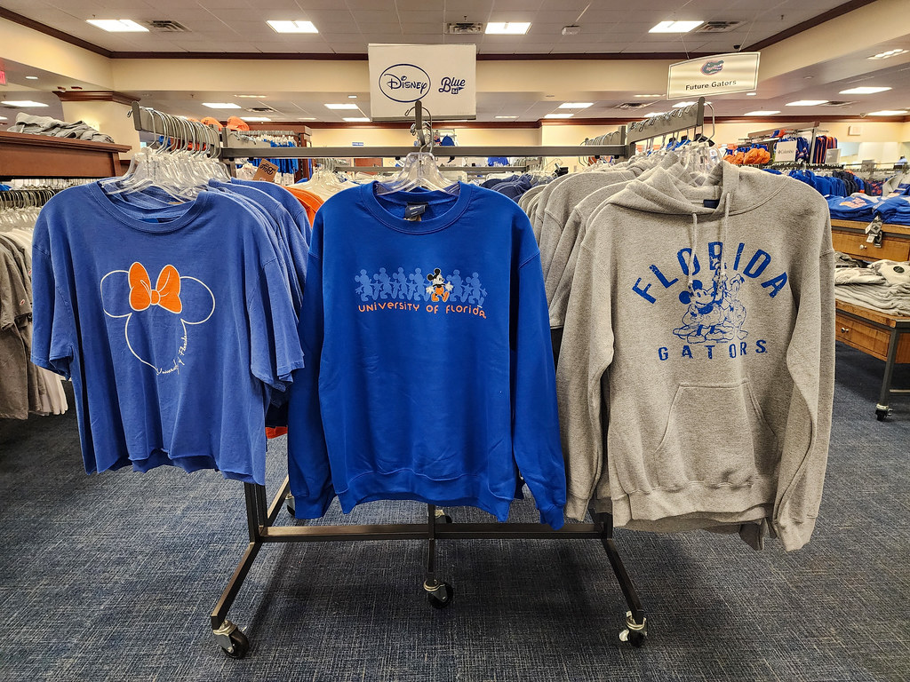 Disney Shirts For Sale At The University Of Florida Bookstore a photo