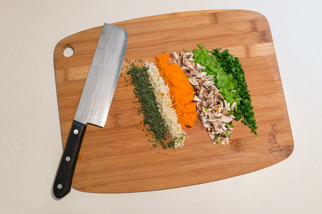Diced food using Nakiri knife A Japanese Knife John Draper Flickr