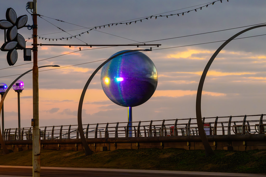 Mirror Ball Installation, New South Promenade, Blackpool 0… Flickr