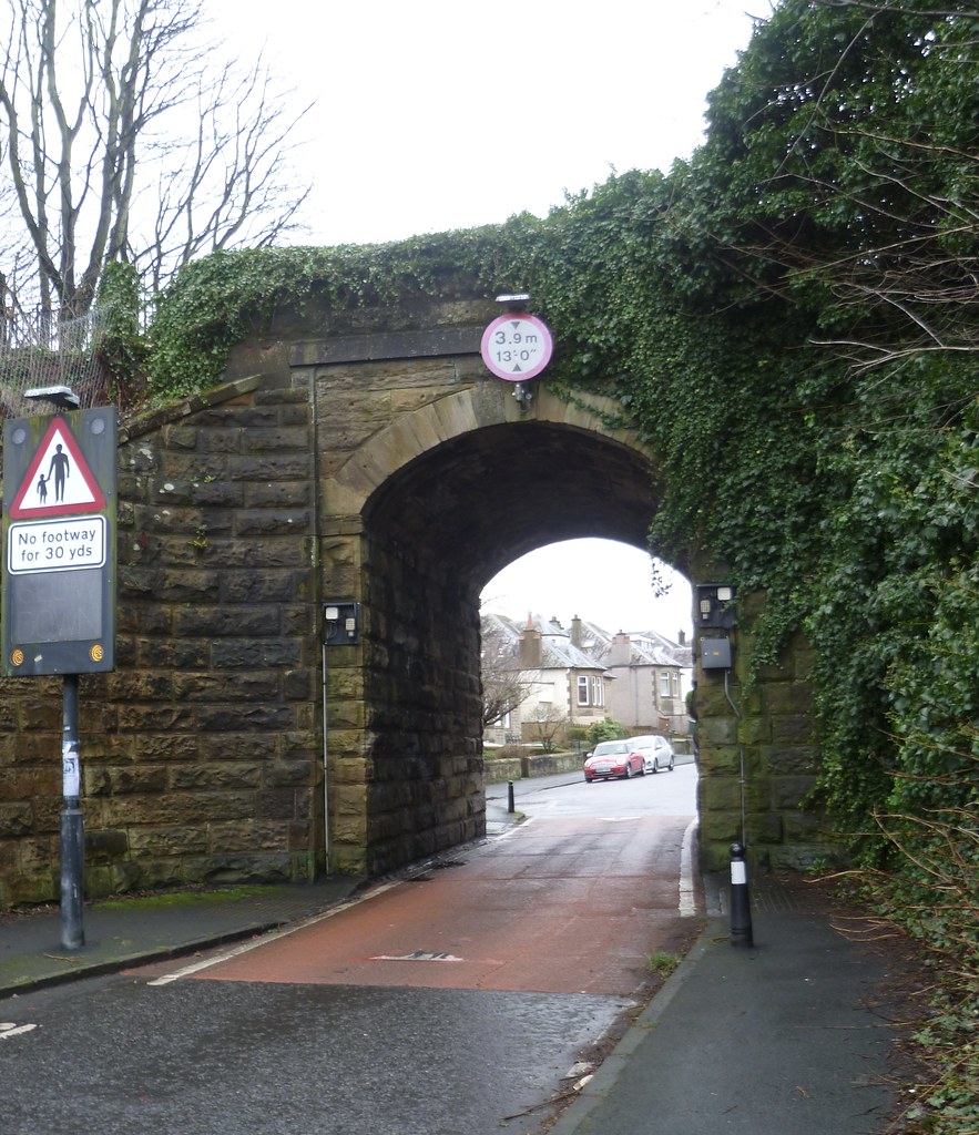 Former railway overbridge at Craigleith Drive, Edinburgh. Flickr
