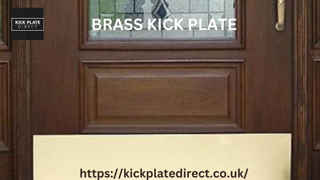 Brass kick plate Kick Plate Direct Flickr