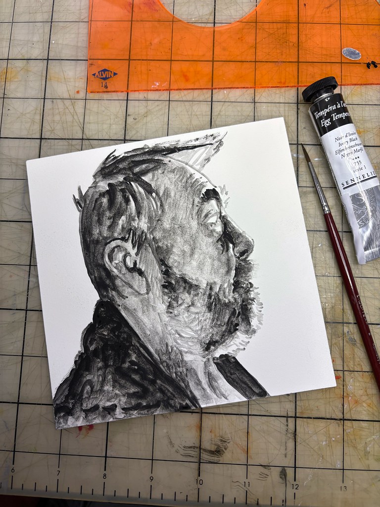 Ivory black underpainting Mark Anderson Flickr