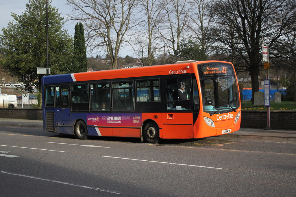 YX08 MFN Centrebus (BD) 547 200224 Church St, Luton Dave's PSV's