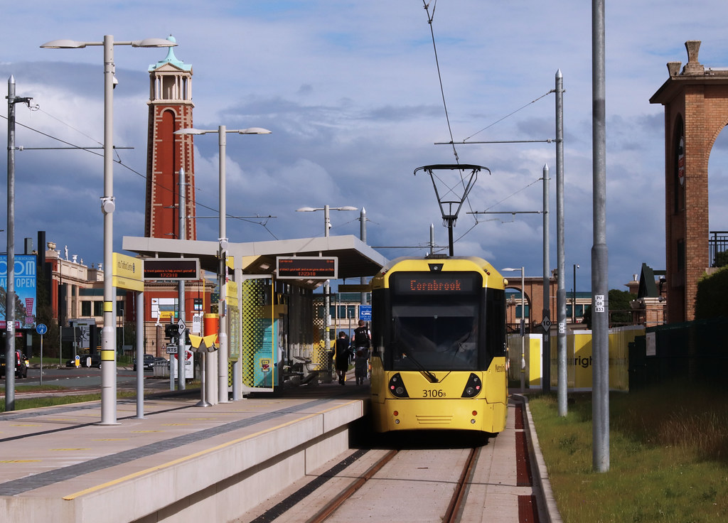 Manchester Metrolink Trafford Centre branch Flickr