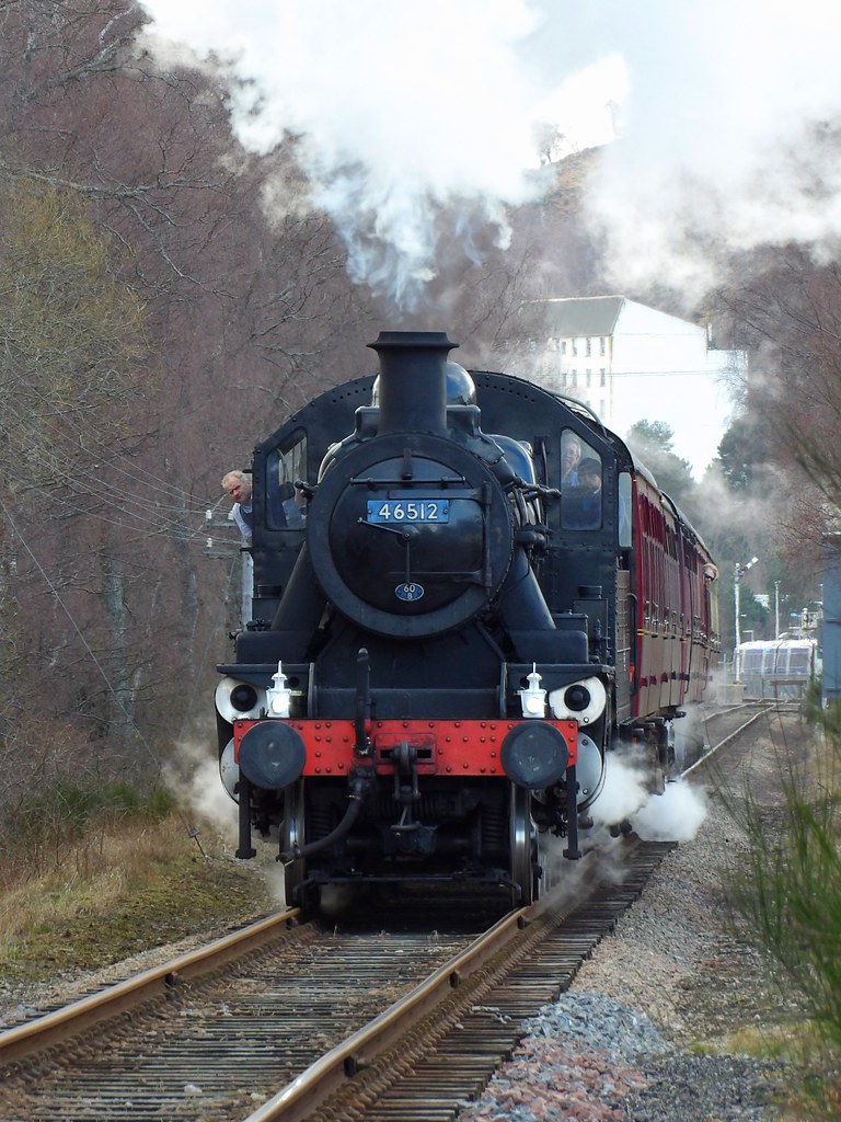 46512 STRATHSPEY RAILWAY, AVIEMORE DALFABER DRIVE LEVEL CR… Flickr