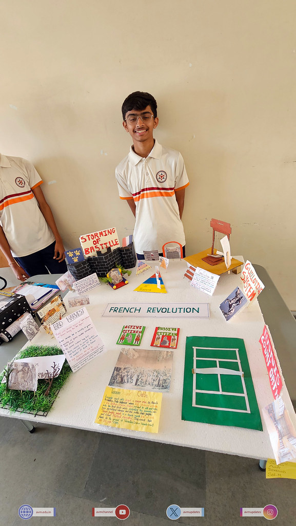 44Std9SocialScienceExhibition Atmiya Vidya Mandir Atmiya