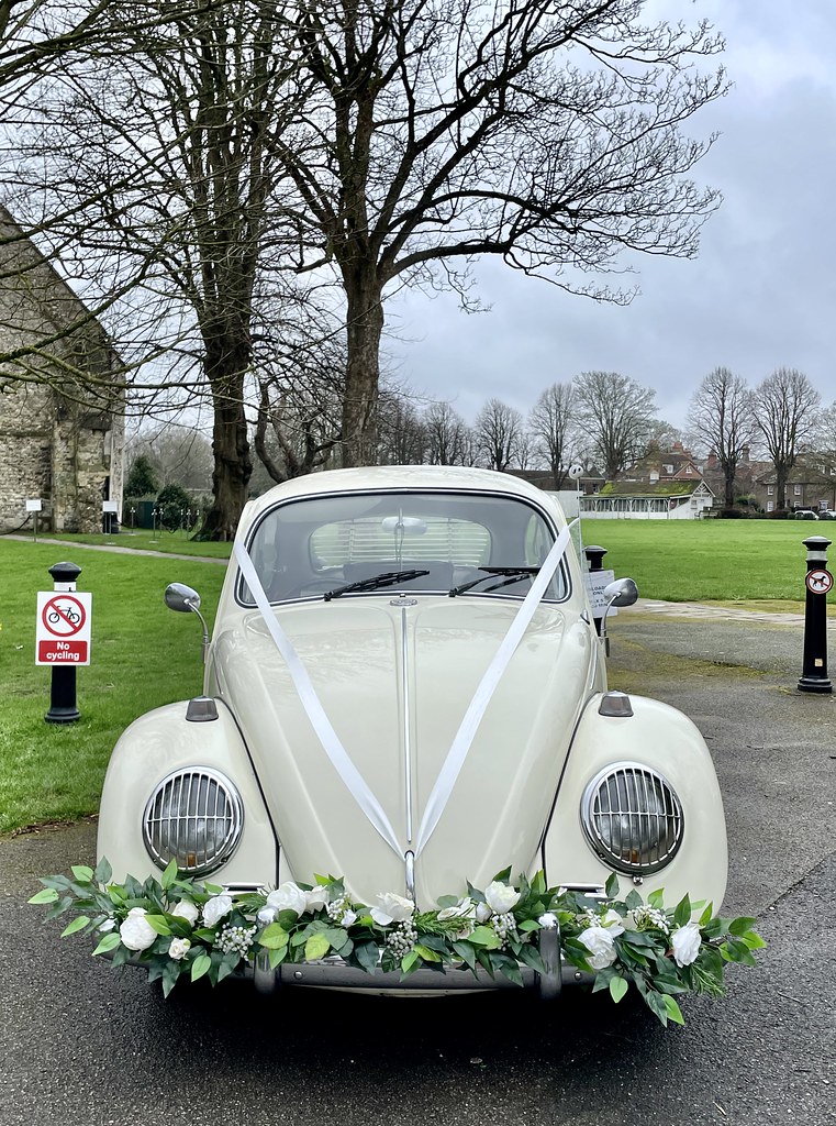 1967 VW Beetle wedding car River Road Travels Flickr