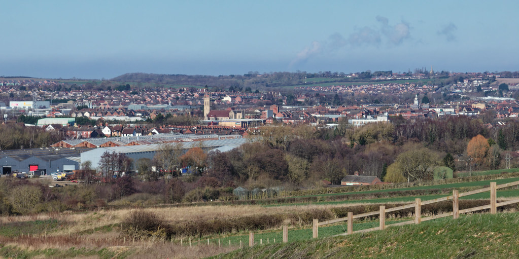 Grantham from Somerby Hill on 24th February 2024 Paul Clark Flickr