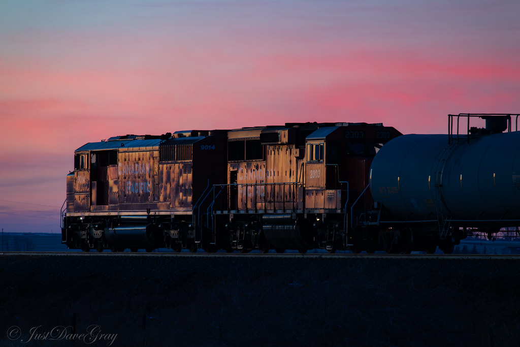 CPKC C46 Carseland, AB The sun has set in Carseland as C… Flickr