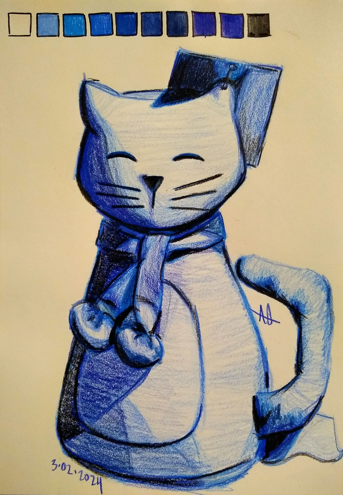 WK 7 Drawing II Monochromatic Value Scales & Compositions Flickr